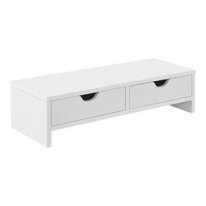 Stojan na monitor Mänttä se 2 zásuvkami 50x18x13cm v různých barvách [en.casa]