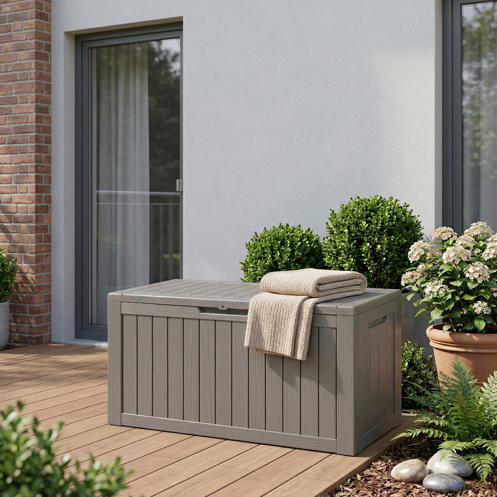 Venkovní úložný box Vades 117x47x59 cm [casa.pro]