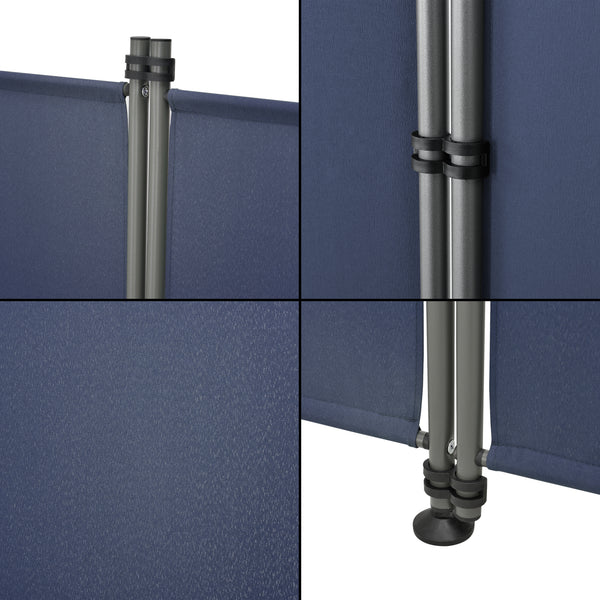 Přepážka Modica Outdoor 170x215 cm čtyřdílná v různých barvách pro.tec