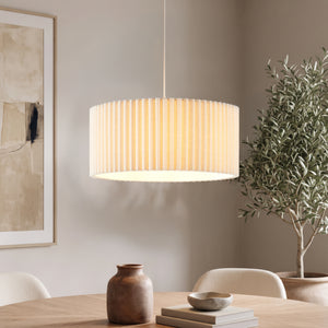 Závěsná lampa Kupimi Ø45 cm Béžová [lux.pro]