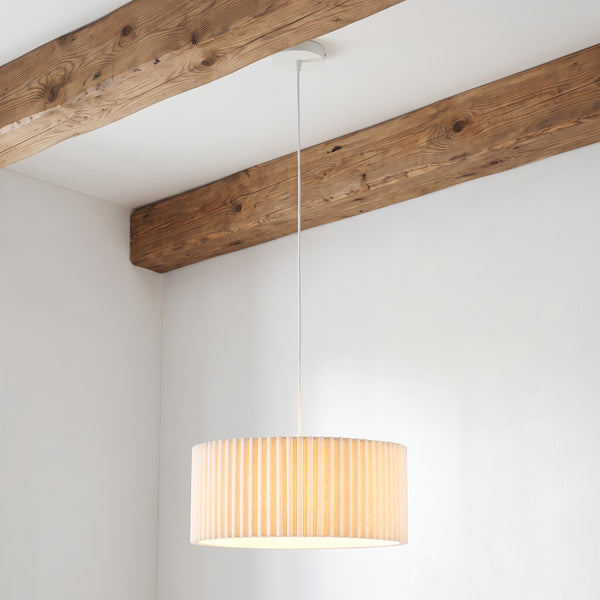 Závěsná lampa Kupimi Ø45 cm Béžová [lux.pro]