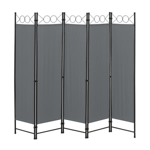 Raumteiler Saragossa 5 - teilig 200x171 cm versch. Farben en.casa - premiumXL