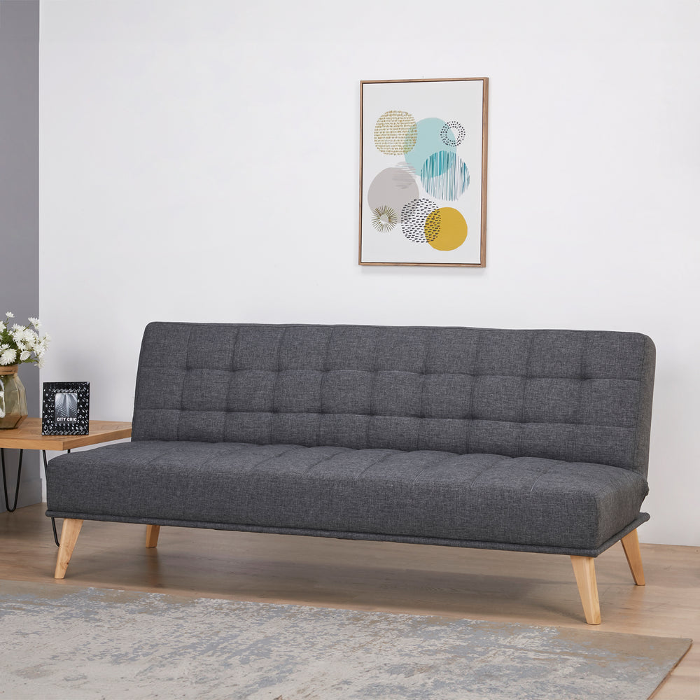 Rozkládací pohovka Pukkila 180x86x81 cm textil [en.casa]
