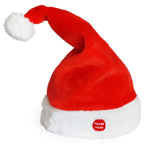 [lux.pro]® Tančící a zpívající čepice Santa Clause RS29035