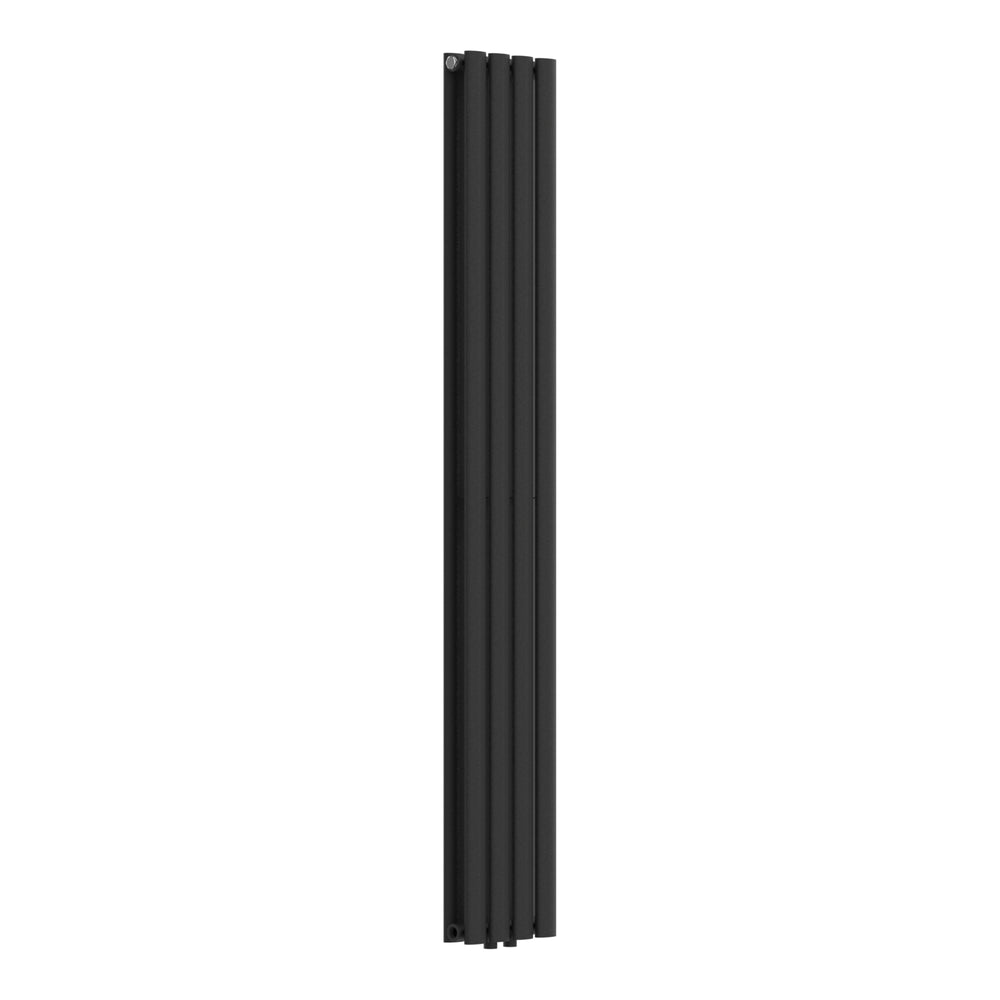 Designový trubkový radiátor Nore černý 160x24cm dvojitý 812W [neu.haus]