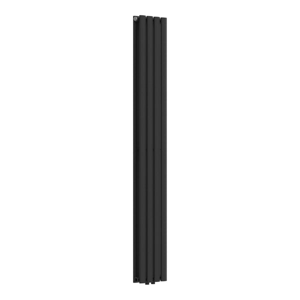 Designový trubkový radiátor Nore černý 160x24cm dvojitý 812W [neu.haus]