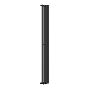 Designový trubkový radiátor Nore černý 180x24cm jednovrstvý 484W [neu.haus]
