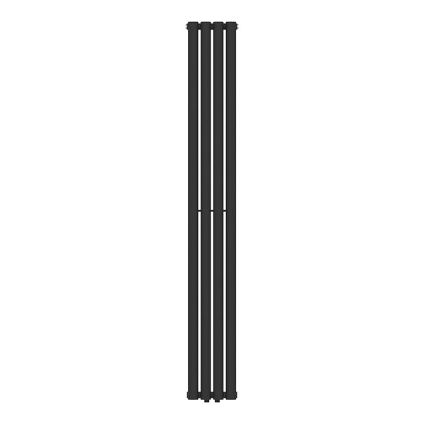 Designový trubkový radiátor Nore černý 180x24cm jednovrstvý 484W [neu.haus]
