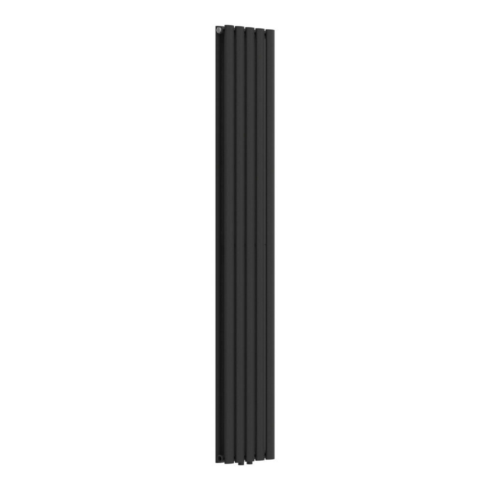 Designový trubkový radiátor Nore černý 180x30cm dvojitá vrstva 1122W [neu.haus]