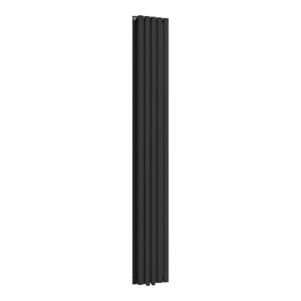 Designový trubkový radiátor Nore černý 180x30cm dvojitá vrstva 1122W [neu.haus]