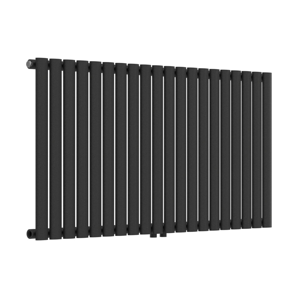 Designový trubkový radiátor Nore černý 60x120cm jednovrstvý 857W [neu.haus]