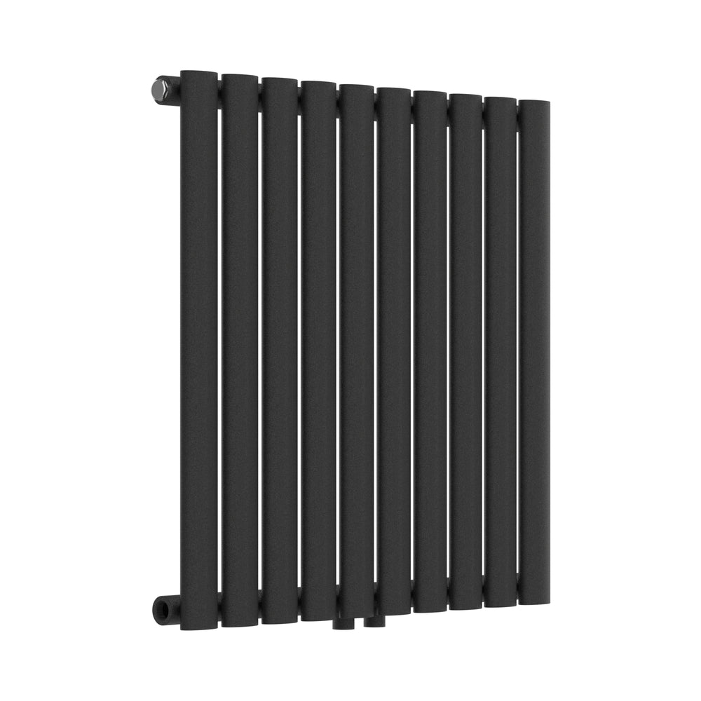 Designový trubkový radiátor Nore černý 60x60cm jednovrstvý 449W [neu.haus]