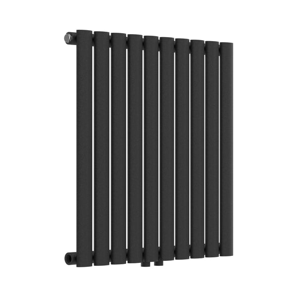 Designový trubkový radiátor Nore černý 60x60cm jednovrstvý 449W [neu.haus]