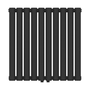Designový trubkový radiátor Nore černý 60x60cm jednovrstvý 449W [neu.haus]