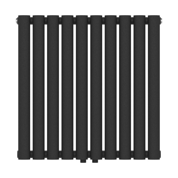Designový trubkový radiátor Nore černý 60x60cm jednovrstvý 449W [neu.haus]