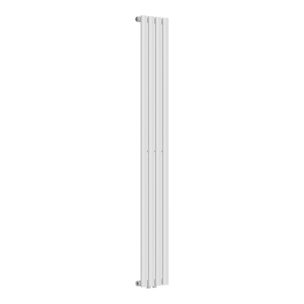 Designový trubkový radiátor Nore bílý 160x24cm jednovrstvý 438W [neu.haus]