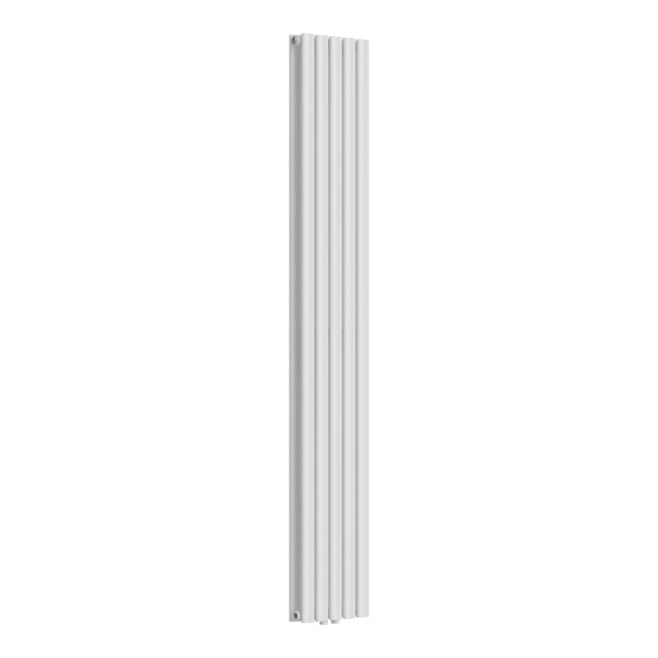 Designový trubkový radiátor Nore bílý 180x30cm dvojitý 1122W [neu.haus]