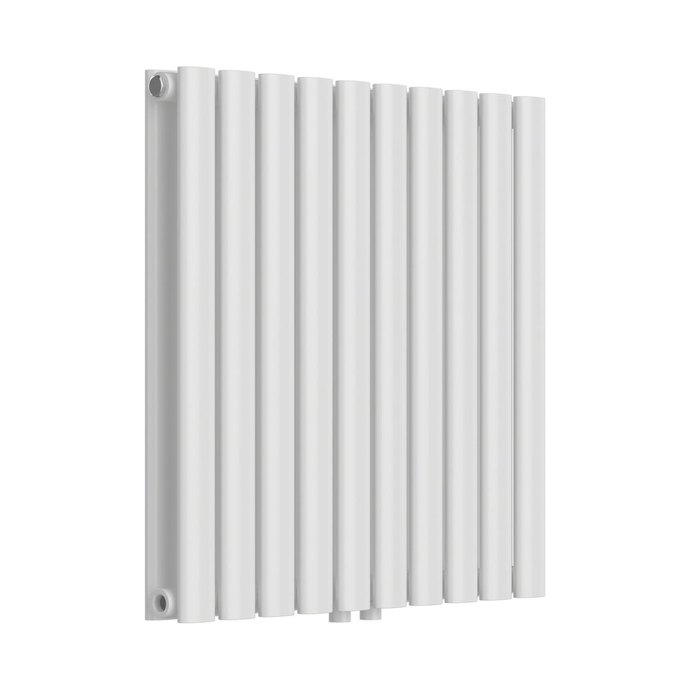 Designový trubkový radiátor Nore bílý 60x60cm dvouvrstvý 800W [neu.haus]