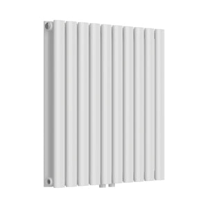 Designový trubkový radiátor Nore bílý 60x60cm dvouvrstvý 800W [neu.haus]