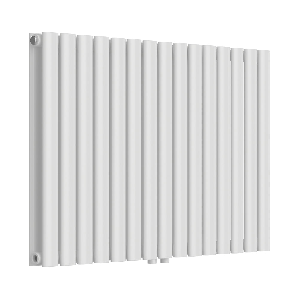 Designový trubkový radiátor Nore bílý 60x90cm dvojitá vrstva 1180W [neu.haus]