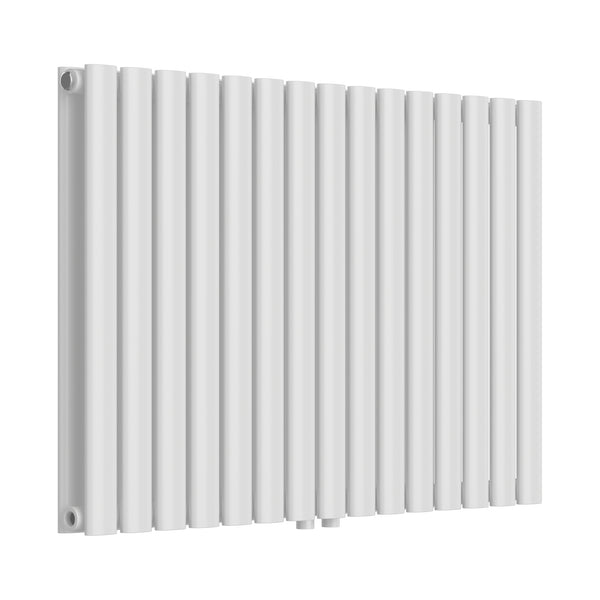 Designový trubkový radiátor Nore bílý 60x90cm dvojitá vrstva 1180W [neu.haus]
