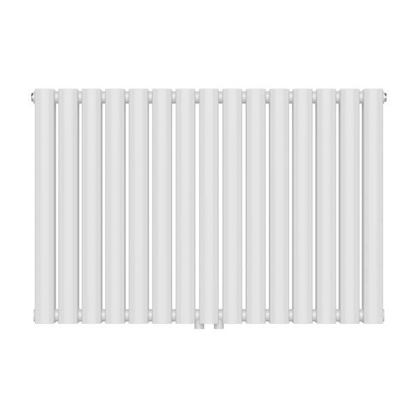 Designový trubkový radiátor Nore bílý 60x90cm dvojitá vrstva 1180W [neu.haus]