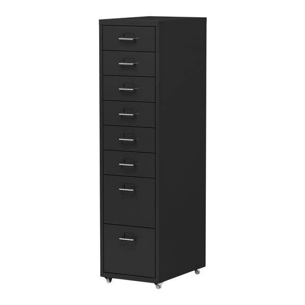 Mobilní kontejner Kökar s 8 zásuvkami 109x28x41 cm [en.casa]
