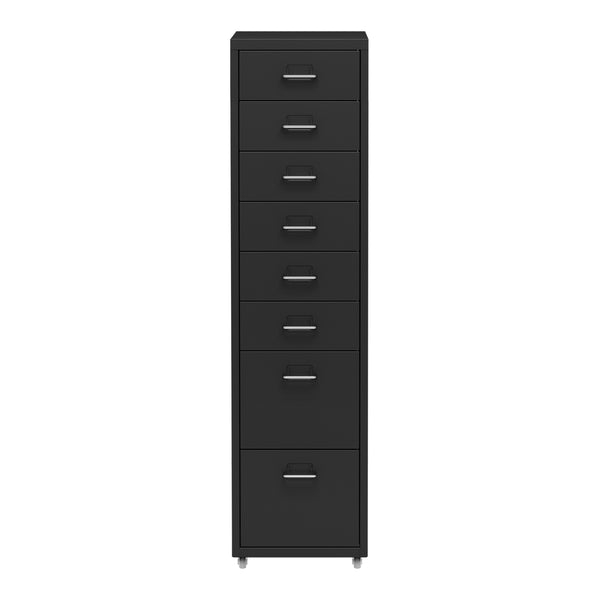 Mobilní kontejner Kökar s 8 zásuvkami 109x28x41 cm [en.casa]