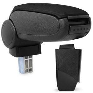 Mittelarmlehne Peugeot 206 CC mit Staufach Textil Schwarz pro.tec - premiumXL