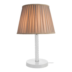 Stolní lampa Kilbride E27 kov sklo textil v různých barvách [lux.pro]