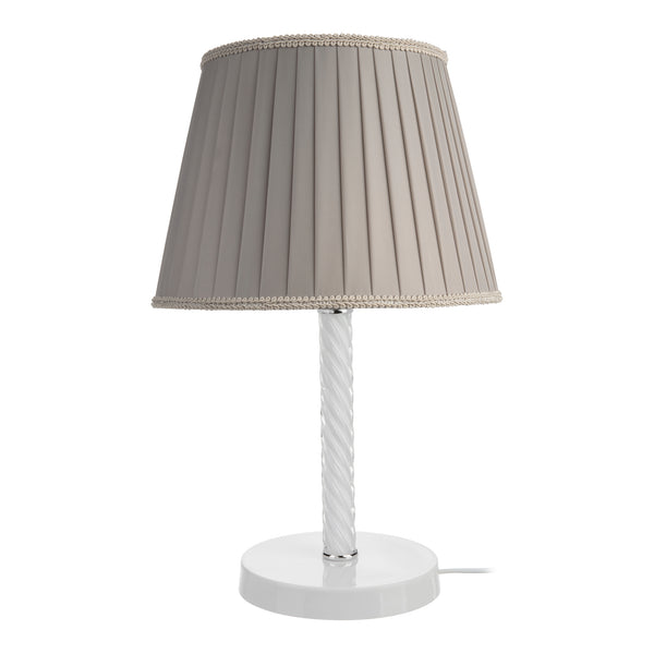 Stolní lampa Kilbride E27 kov sklo textil v různých barvách [lux.pro]