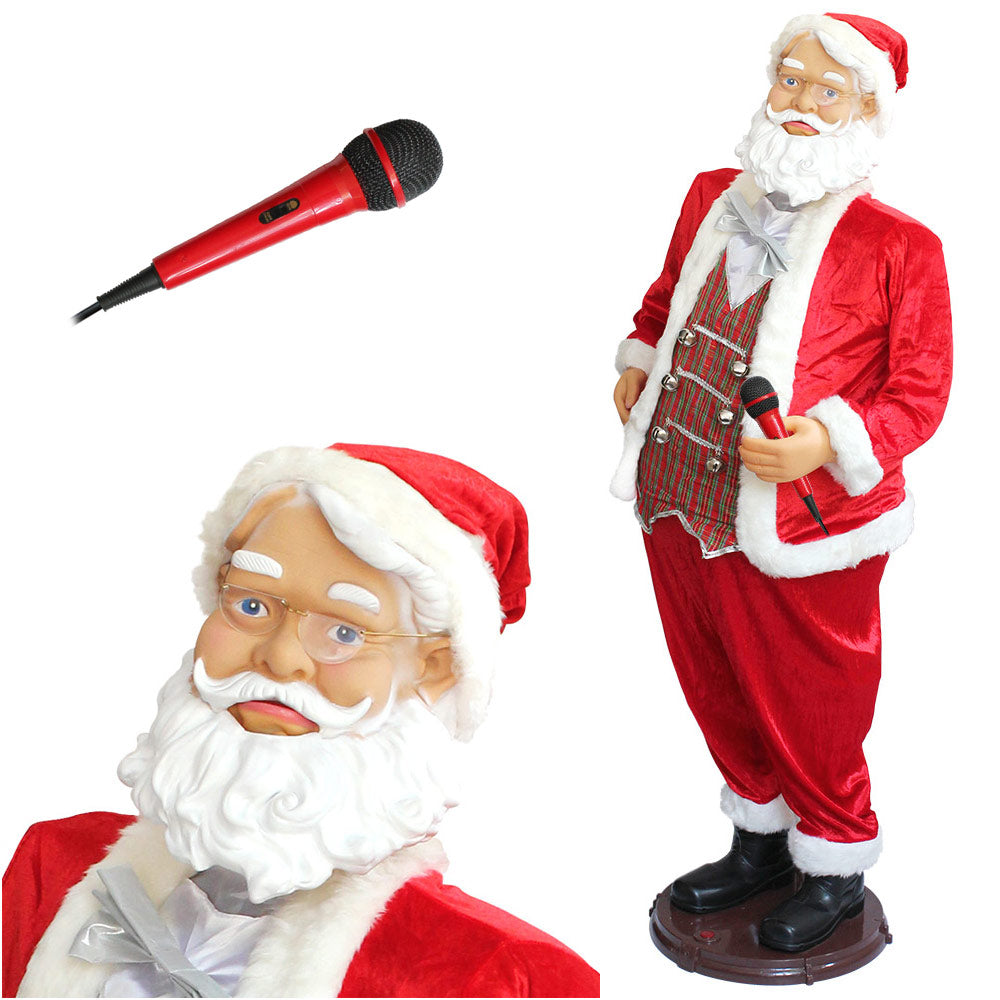 [lux.pro]® Tančící a zpívající obří Santa Claus