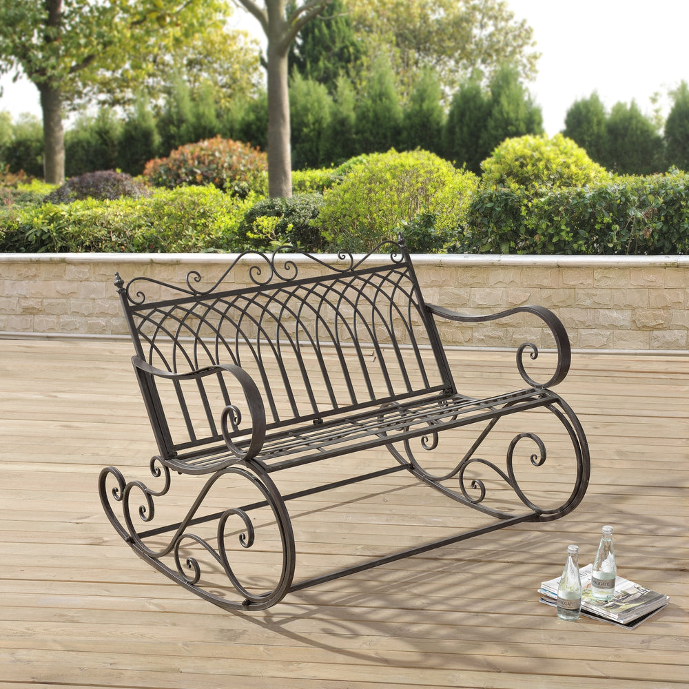 Schaukelbank Greenough 85x113x95cm im Landhausstil in versch. Farben en.casa - premiumXL