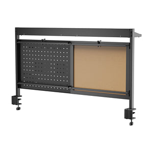 Organizér na stůl Virvik k připevnění 117x73 cm ocel [en.casa]