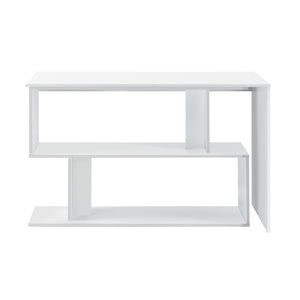 [en.casa] Psací stůl ARENDAL ABNW-620x 76,5x120x50 cm s poličkami