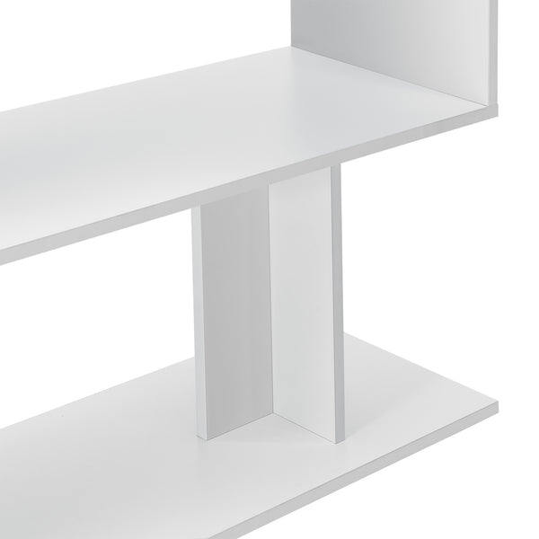 [en.casa] Psací stůl ARENDAL ABNW-620x 76,5x120x50 cm s poličkami