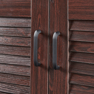 Botník Løten s lavicí 120x36x97 cm Wenge [en.casa]