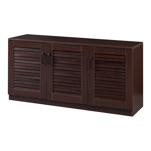 Botník Løten 125x36x62 cm Wenge [en.casa]