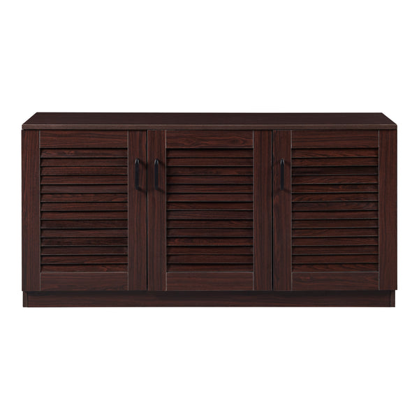 Botník Løten 125x36x62 cm Wenge [en.casa]