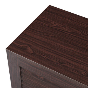 Botník Løten 125x36x62 cm Wenge [en.casa]