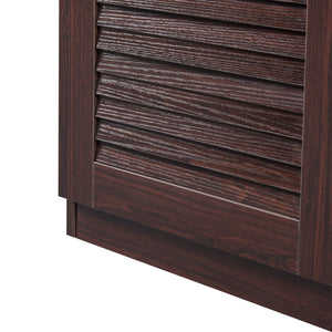 Botník Løten 125x36x62 cm Wenge [en.casa]