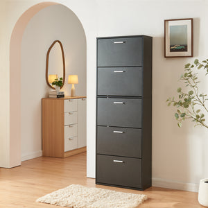 [en.casa] Botník HTSR-780x - 63 x 24 x 81 cm