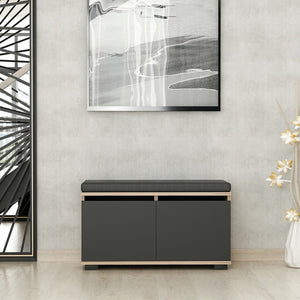 Botník Brande se 4 přihrádkami 42x80x35cm v různých barvách [en.casa]