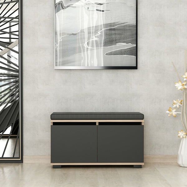 Botník Brande se 4 přihrádkami 42x80x35cm v různých barvách [en.casa]