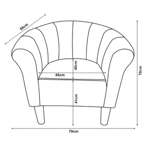 [en.casa]® Elegantní křeslo AATS-94xx