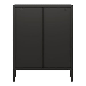 Sideboard Fauske se skleněnými dveřmi v různých barvách [en.casa]