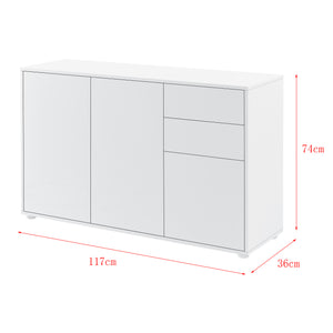 Sideboard Paarl 74x117x36 cm v různých barvách en.casa