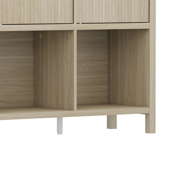 Komoda Lukkodso s dveřmi a přihrádkami [en.casa]