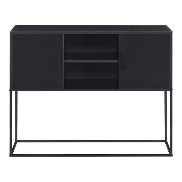 Sideboard Motala s odkládací plochou a skříňkovými dveřmi různé barvy [en.casa]