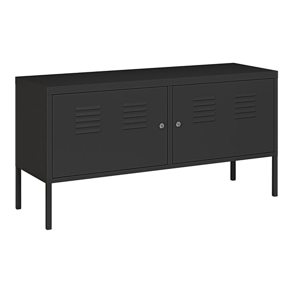 Sideboard Pyhtää 118x40x60cm ocel [en.casa]